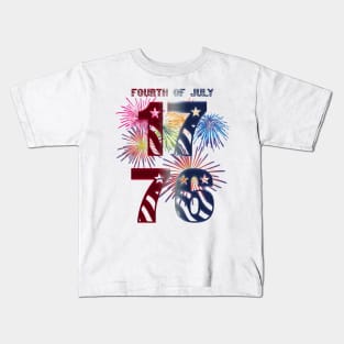 1776 Fourth Of July Independence Day Kids T-Shirt